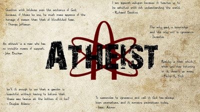 

Akhuratha aatheism-thomas-jefferson-john-buchan-douglas-adams-richard-dawkins-socrates-isaac-asimov Wall Poster Paper Print(12 inch X 18 inch, Rolled)