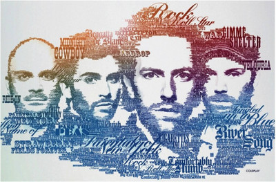 

Akhuratha Coldplay Fine Quality Wall Poster Paper Print(12 inch X 18 inch, Rolled)
