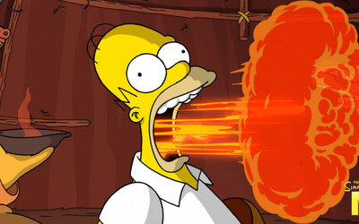 

Aabhaas TV Show The Simpsons Homer Simpson HD Wall Poster Paper Print(12 inch X 18 inch, Rolled)