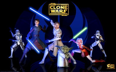 

TV Show Star Wars: The Clone Wars Ahsoka Tano Captain Rex Yoda Commander Cody Clone Trooper HD Wall Poster Paper Print(12 inch X 18 inch, Rolled)