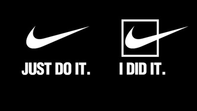 

Akhuratha -black-background-brands-just-do-it-nike-quotes-slogan Wall Poster Paper Print(12 inch X 18 inch, Rolled)