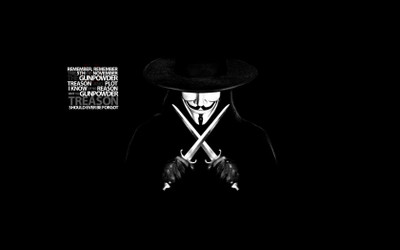 

Akhuratha -guy-fawkes-masks-quotes-v-for-vendetta Wall Poster Paper Print(12 inch X 18 inch, Rolled)