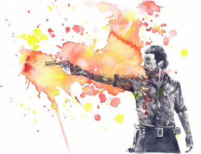 

TV Show The Walking Dead HD Wall Poster Paper Print(12 inch X 18 inch, Rolled)