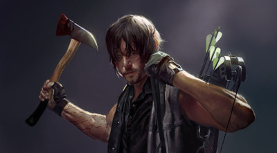 

TV Show The Walking Dead Daryl Dixon HD Wall Poster Paper Print(12 inch X 18 inch, Rolled)