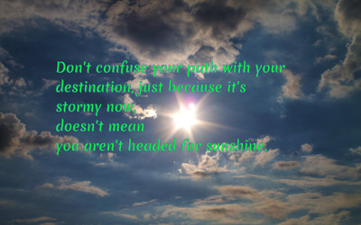 

Akhuratha aquote-quotes-sunshine-path-destination-storm Wall Poster Paper Print(12 inch X 18 inch, Rolled)