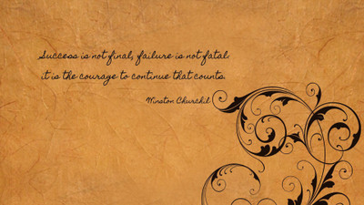 

Akhuratha aquote-quotes-success-courage-failure Wall Poster Paper Print(12 inch X 18 inch, Rolled)
