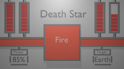 Aabhaas Wall Poster /-Star-Wars-black-and-red-danger-death-Earth-fire Paper Print(12 inch X 18 inch, Rolled)