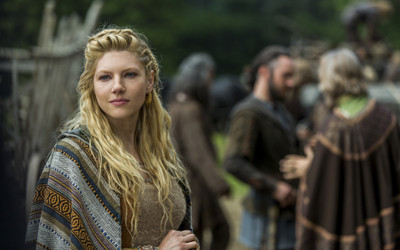 

Aabhaas TV Show Vikings Lagertha Blue Eyes Blonde Canadian Actress Katheryn Winnick HD Wall Poster Paper Print(12 inch X 18 inch, Rolled)