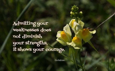 

Akhuratha a-quote-quotes-courage-strength-weakness Wall Poster Paper Print(12 inch X 18 inch, Rolled)