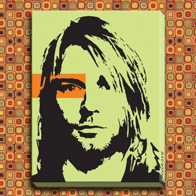 

Akhuratha Kurt Gobain Fine Quality Wall Poster Paper Print(12 inch X 18 inch, Rolled)