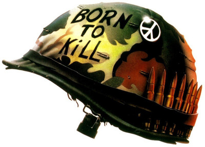 

Akhuratha Wall Poster -Full-Metal-Jacket-movies-peace Paper Print(12 inch X 18 inch, Rolled)