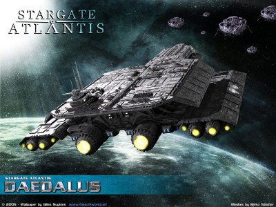 

TV Show Stargate SG-1 Stargate Stargate Atlantis Daedalus HD Wall Poster Paper Print(12 inch X 18 inch, Rolled)