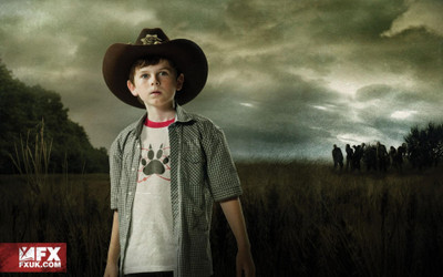 

Aabhaas TV Show The Walking Dead Carl Grimes Chandler Riggs HD Wall Poster Paper Print(12 inch X 18 inch, Rolled)