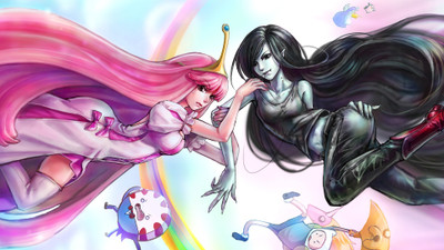 

TV Show Adventure Time Marceline Princess Bubblegum Jake The Dog Finn HD Wall Poster Paper Print(12 inch X 18 inch, Rolled)