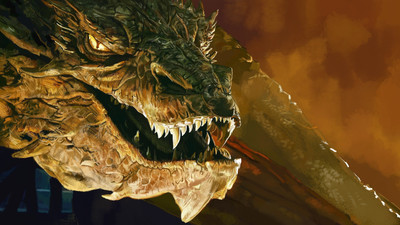 

Akhuratha Wall Poster-Smaug-The-Hobbit-The-Desolation-of-Smaug-dragon-Benedict-Cumberbatch Paper Print(12 inch X 18 inch, Rolled)
