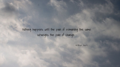 

Akhuratha a-quote-quotes-change Wall Poster Paper Print(12 inch X 18 inch, Rolled)