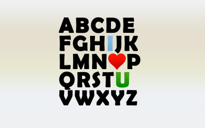 

Akhuratha as-jesus--desktop-love-alphabet-heart Wall Poster Paper Print(12 inch X 18 inch, Rolled)