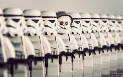 

Aabhaas Wall Poster /-LEGO-Star-Wars-stormtrooper-humor-white Paper Print(12 inch X 18 inch, Rolled)