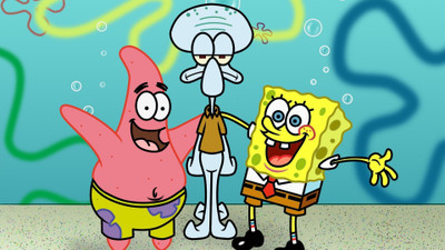 

Aabhaas TV Show Spongebob Squarepants Spongebob HD Wall Poster Paper Print(12 inch X 18 inch, Rolled)