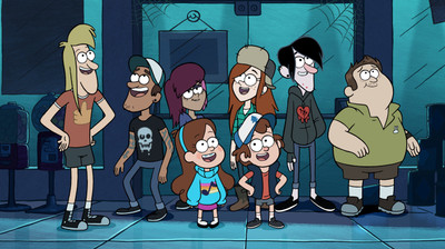 

Aabhaas TV Show Gravity Falls HD Wall Poster Paper Print(12 inch X 18 inch, Rolled)