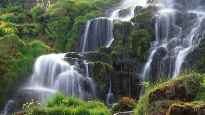 

Akhuratha abeautiful-desktop-quotes--s-en-ibackgroundz-waterfall-backgrounds Wall Poster Paper Print(12 inch X 18 inch, Rolled)