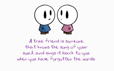 

Akhuratha -friends-quotes Wall Poster Paper Print(12 inch X 18 inch, Rolled)