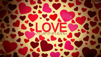 

Akhuratha alove-quote-heart Wall Poster Paper Print(12 inch X 18 inch, Rolled)