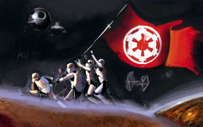 

Akhuratha Wall Poster /-Star-Wars-flag Paper Print(12 inch X 18 inch, Rolled)