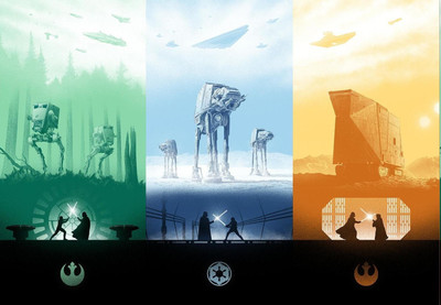

Aabhaas Wall Poster /-Star-Wars Paper Print(12 inch X 18 inch, Rolled)