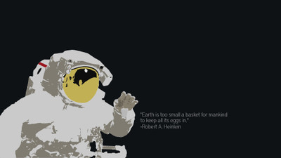 

Akhuratha aquotes-worded-robert-a-heinlein-astronaut Wall Poster Paper Print(12 inch X 18 inch, Rolled)