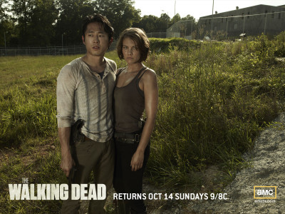 

TV Show The Walking Dead Dead Horror Walking Dead Steven Yeun Glenn Rhee Lauren Cohan Maggie Greene HD Wall Poster Paper Print(12 inch X 18 inch, Rolled)