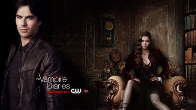

Aabhaas TV Show The Vampire Diaries Vampire HD Wall Poster Paper Print(12 inch X 18 inch, Rolled)