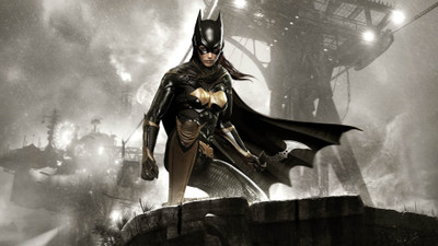 

Aabhaas Wall Poster Batman-Arkham-Knight-Batman-Batgirl-Rocksteady-Studios Paper Print(12 inch X 18 inch, Rolled)