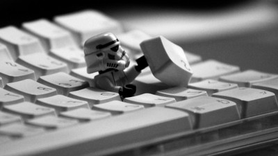 

Aabhaas Wall Poster /-LEGO-Star-Wars-stormtrooper-humor-white Paper Print(12 inch X 18 inch, Rolled)