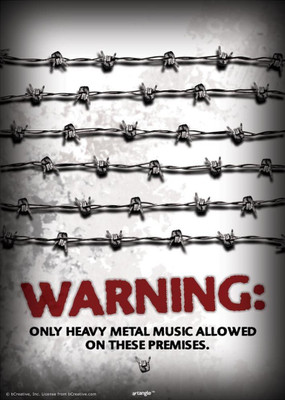 Akhuratha Wall Poster -only-heavy-metal-music-sv Paper Print(18 inch X 12 inch, Rolled)
