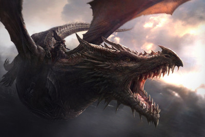 

Akhuratha Wall Poster-dragon-Game-of-Thrones-Balerion Paper Print(12 inch X 18 inch, Rolled)