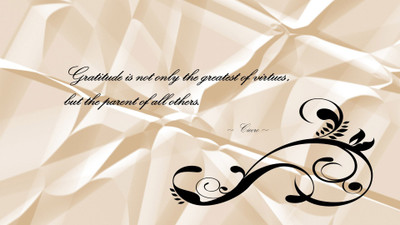 

Akhuratha aquote-quotes-virtue-gratitude Wall Poster Paper Print(12 inch X 18 inch, Rolled)