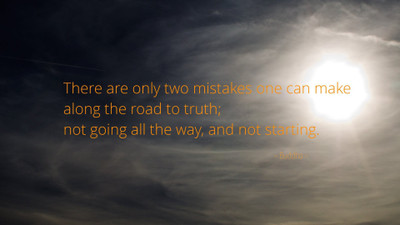 

Akhuratha aquote-quotes-truth-mistake Wall Poster Paper Print(12 inch X 18 inch, Rolled)