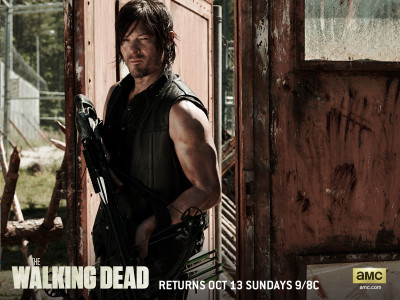 

Aabhaas TV Show The Walking Dead Dead Norman Reedus Daryl Dixon Walking Dead Crossbow HD Wall Poster Paper Print(12 inch X 18 inch, Rolled)