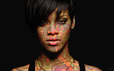 

Akhuratha Rihanna Fine Quality Wall Poster Paper Print(12 inch X 18 inch, Rolled)
