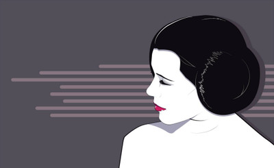 

Aabhaas Wall Poster /-artwork-Star-Wars-Princess-Leia Paper Print(12 inch X 18 inch, Rolled)