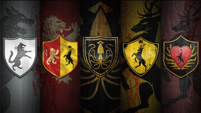 

Aabhaas Wall Poster-Game-of-Thrones-sigils-shields Paper Print(12 inch X 18 inch, Rolled)
