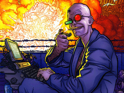 

Comics Transmetropolitan Spider Jerusalem HD Wallpaper Background Fine Art Print(12 inch X 18 inch, Rolled)