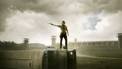 

TV Show The Walking Dead Rick Grimes Zombie Revolver Prison Andrew Lincoln HD Wall Poster Paper Print(12 inch X 18 inch, Rolled)
