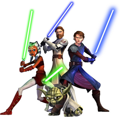 

Aabhaas TV Show Star Wars: The Clone Wars Star Wars Yoda Jedi Ahsoka Tano HD Wall Poster Paper Print(12 inch X 18 inch, Rolled)