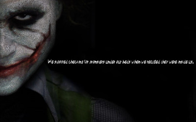 

Akhuratha joker-quotes Wall Poster Paper Print(12 inch X 18 inch, Rolled)