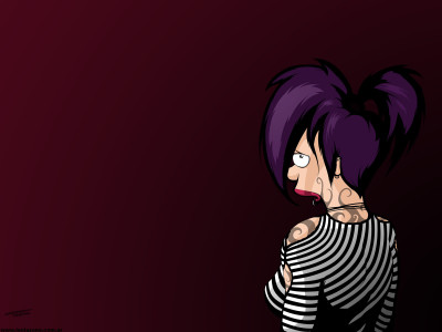 

TV Show Futurama Leela HD Wall Poster Paper Print(12 inch X 18 inch, Rolled)