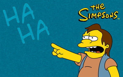 

Aabhaas TV Show The Simpsons Nelson Muntz HD Wall Poster Paper Print(12 inch X 18 inch, Rolled)