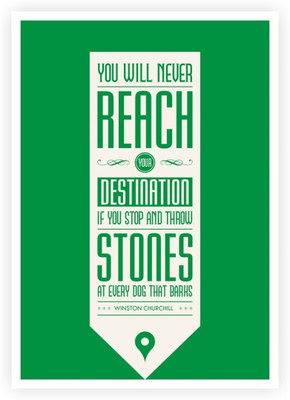 

Akhuratha Wall Poster -you-will-never-reach-your-destination-winston-hzsjwreayaf Paper Print(18 inch X 12 inch, Rolled)