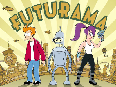 

Akhuratha Designs TV Show Futurama Leela Fry Bender HD Wall Poster Paper Print(12 inch X 18 inch, Rolled)